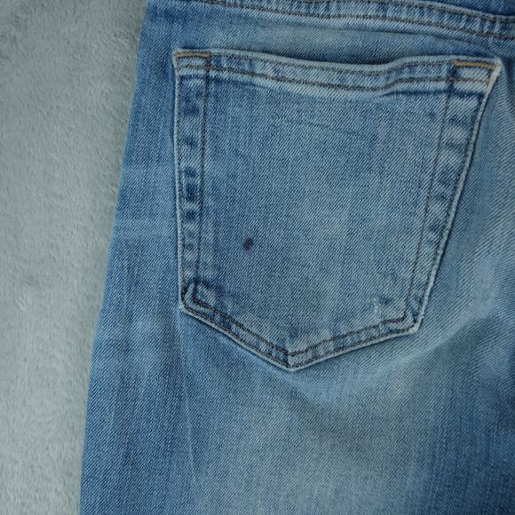 Lucky Brand Jeans Womens 0/25 Blue Distressed Denim Sienna Slim Boyfriend - Picture 8 of 12
